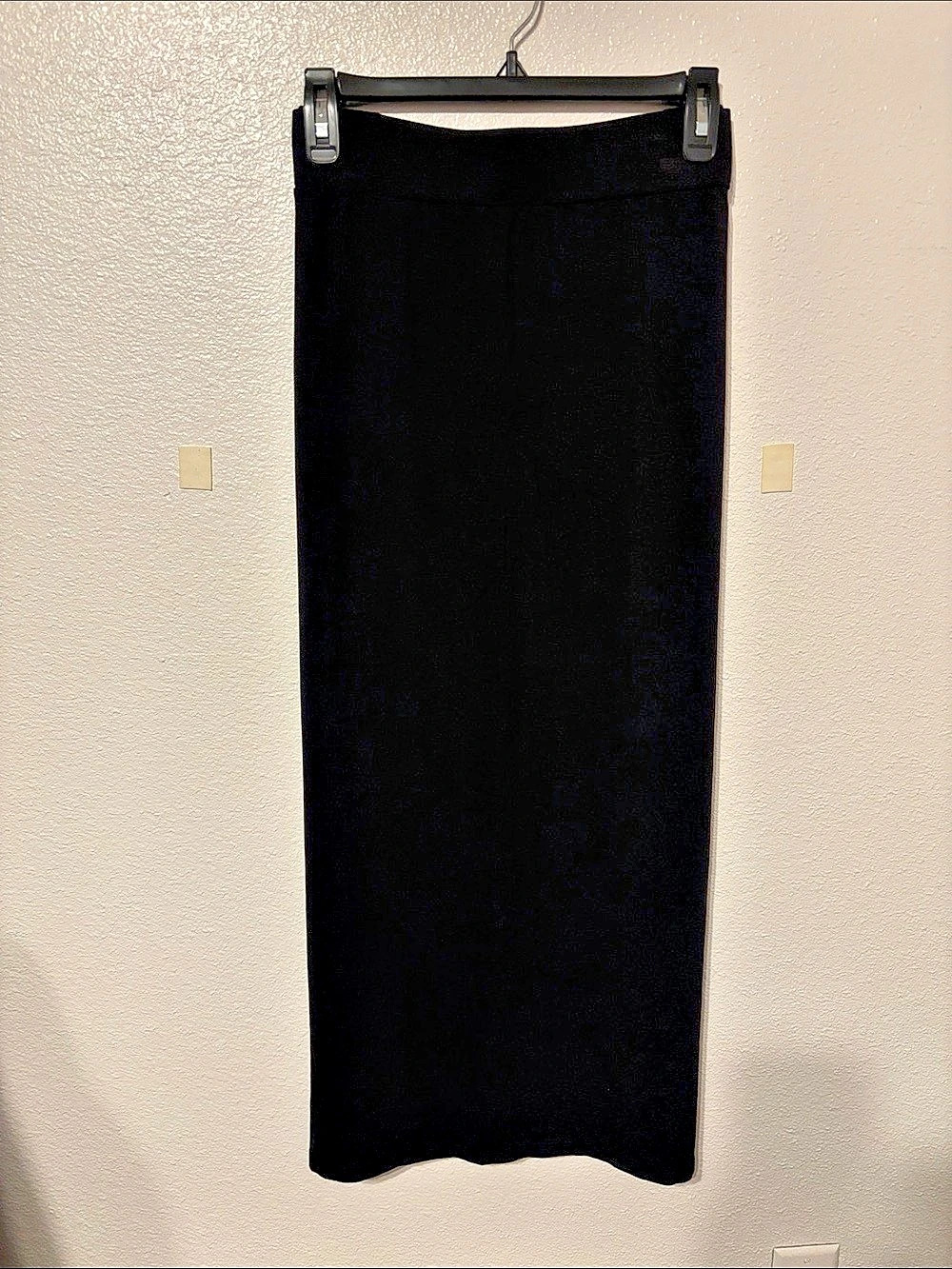 Liz Claiborne Studio Maxi Skirt in Black Large NWT